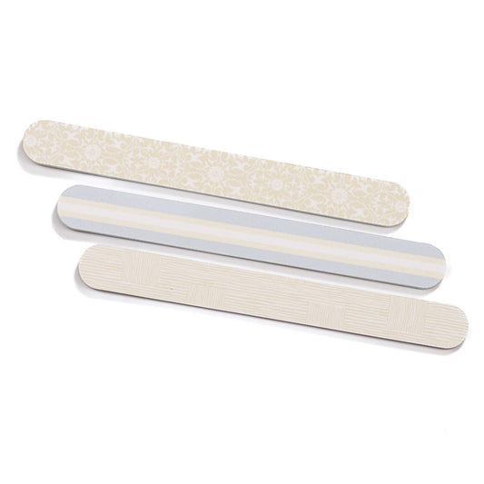 Lexingham Nail Files   Shell/Light Blue   7x1x.16   Set of 3