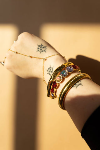 Lila Crystal Bracelet