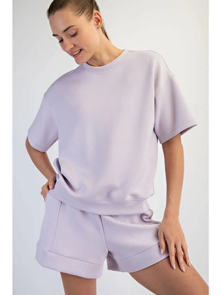 Scuba SS Top - Plus Size