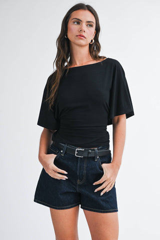 Carolina Sky Back Tie Top
