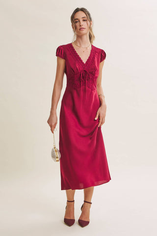 GRACEFUL DRAPE DRESS