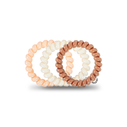 For the Love of Nudes - Large Spiral Hair Coils, Hair Ties