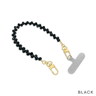 Teardrop Crystal Phone Strap