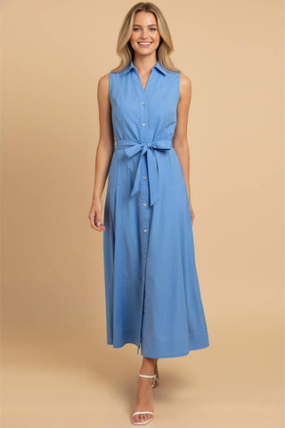 Mocha Latte Belted Dress