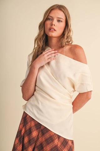 Silk and Sway Asymmetrical Blouse