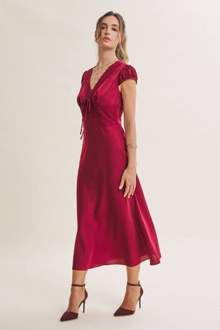 GRACEFUL DRAPE DRESS
