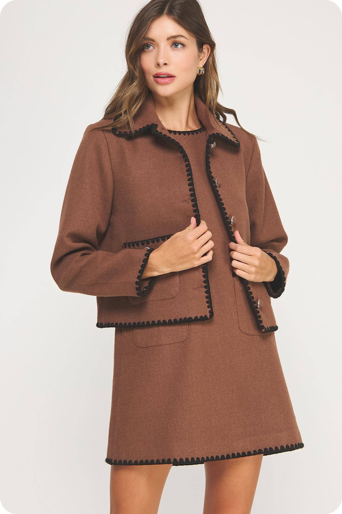 Chelsea Boucle Mini Dress