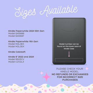 Blue Flower Garden Kindle Case with Clear Back