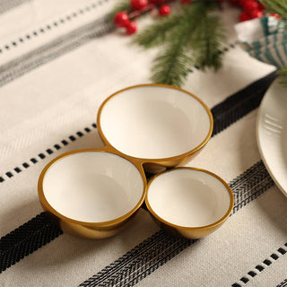 Gold White Cluster Bowls sku#71754