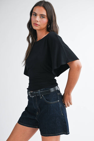 Carolina Sky Back Tie Top