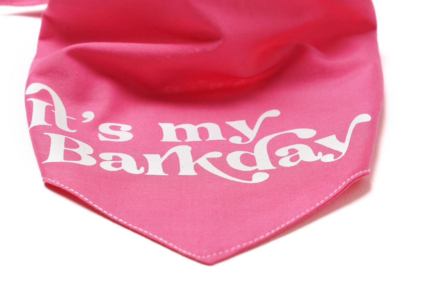 Barkday Pink Birthday Dog Bandana