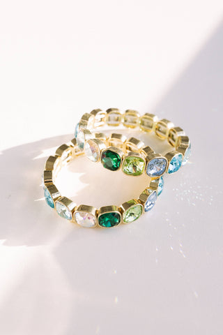 Lila Crystal Bracelet