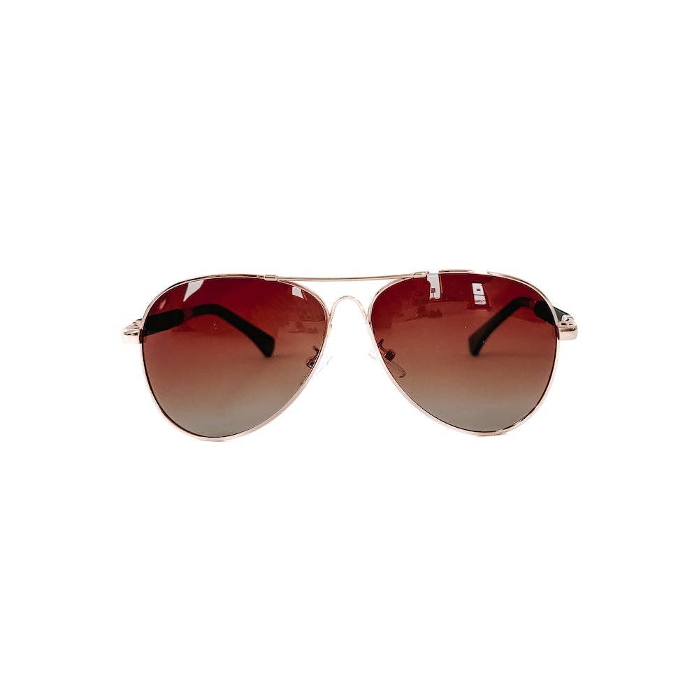 Rebecca Round Aviator Sunglasses – Phoebe's