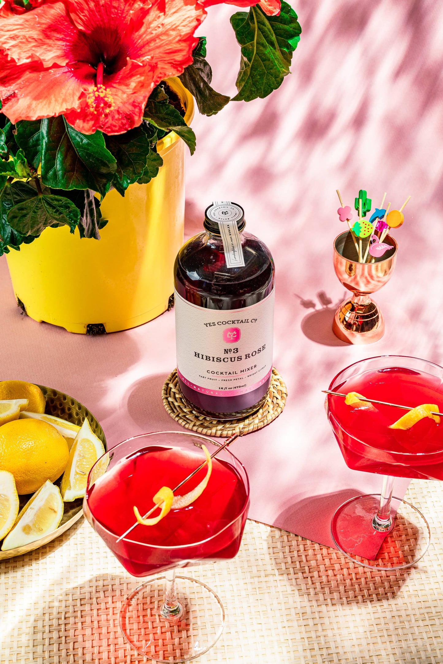 Hibiscus Rose Cocktail Mixer