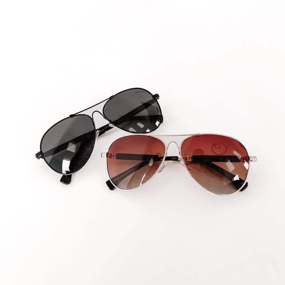 Rebecca Round Aviator Sunglasses – Phoebe's