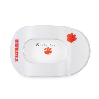 Flat Round Hair Clip | Large | Go Tigers!