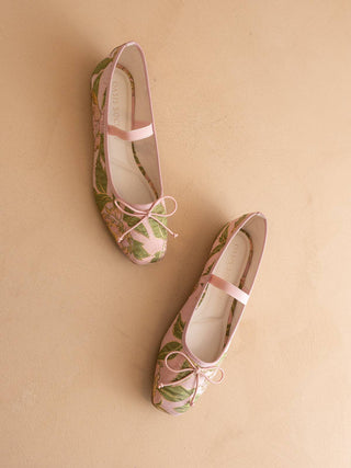 The London | Rose Garden Ballet Pointe Flat