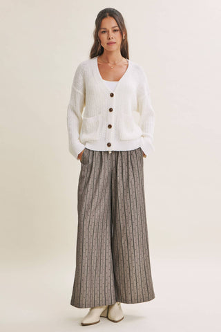 EVERYDAY POLKA DOT PINSTRIPE PANTS