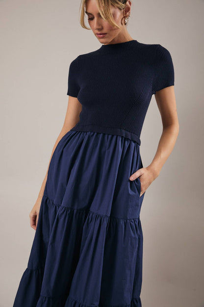 Modern Muse Mixed Tier Dress