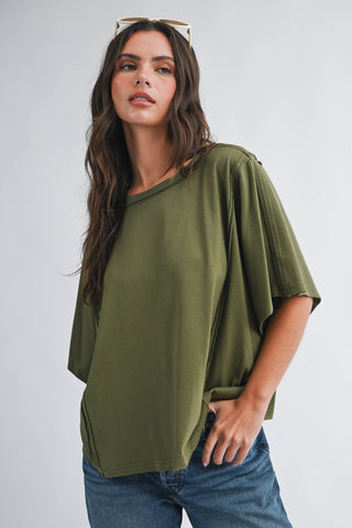 Dolman Short Sleeve Top