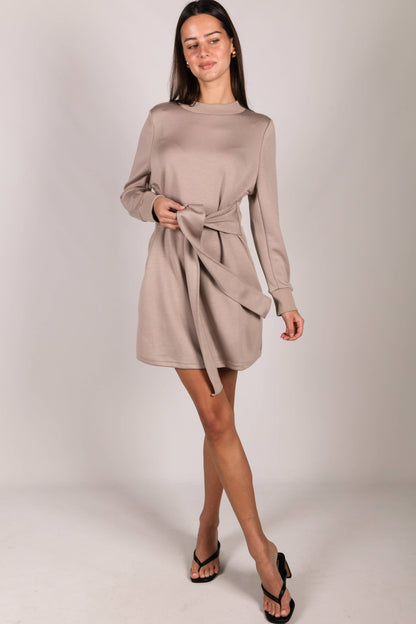 Creme Lounge McKinley Belted Dress