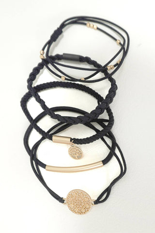 BOHO DUAL FUNCTION KNOT BRACELET HAIR TIES | 40BH100