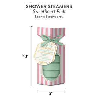 Petit Bonbon Sweetheart Pink Shower Steamers