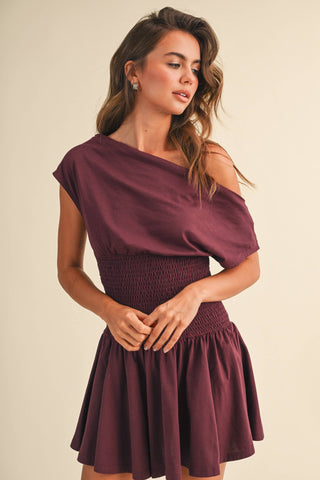 Flirty Girl Off Shoulder Dress