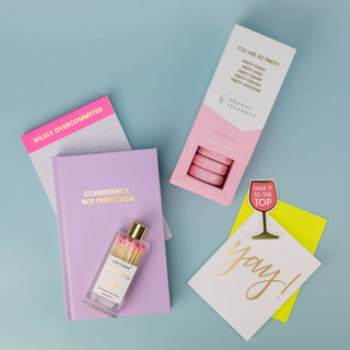 Wildly Overcommitted - Lined Notepad - Perforated Sheets - Bright Pink