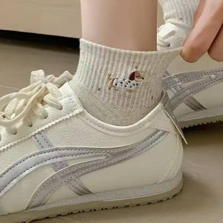 DOG POLKA DOT ANKLE SOCKS