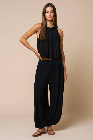 Bubble Hem Sleeveless Top