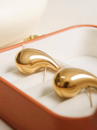 Colette Large Huggie Droplet Earring