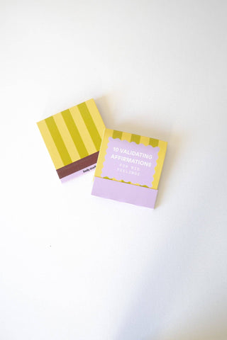 Feelings Affirmations Matchbook
