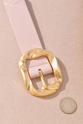 Square Buckle Elastic Belt