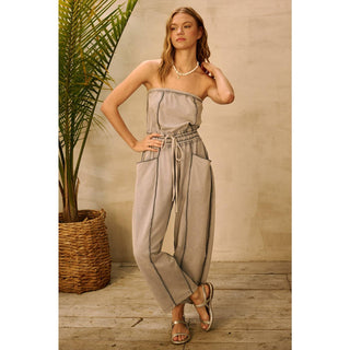 SAGE BARREL LEG JUMPSUIT