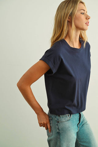 Blackout Crop Tee