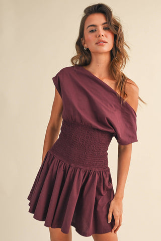 Flirty Girl Off Shoulder Dress