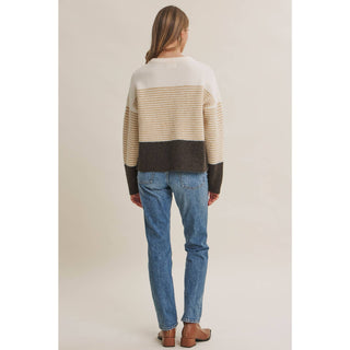 MORNING CHAI COLORBLOCK CARDIGAN