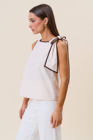 Bella Bow shoulder top