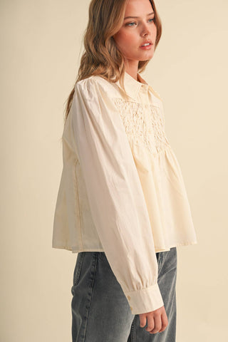Diamond Ruched Top
