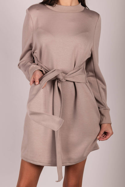 Creme Lounge McKinley Belted Dress