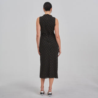 NYC Girl Polka dot mesh dress