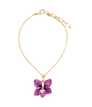 Spring Picnic Bracelet- enamel charms