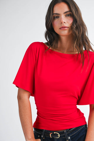 Carolina Sky Back Tie Top