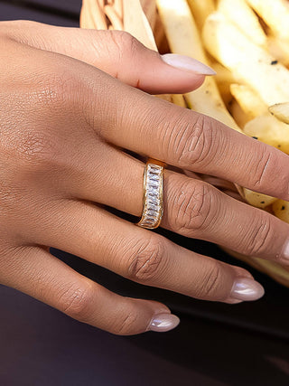 Calyxe Baguette Band Ring