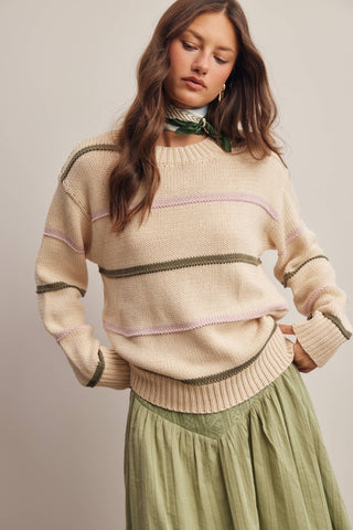 Cassie Stripe Sweater