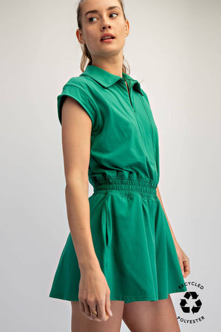Butter Soft Quarter Zip Romper