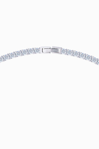Tennis Necklace. Premium PV plated stainless CZ. 