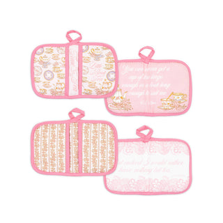 Mini Book Potholder Set, High Society