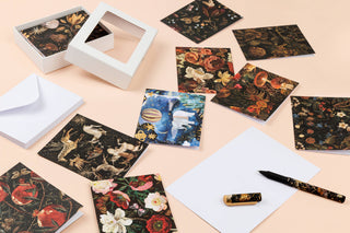 Notecards  with Envelopes - Set of 16 "Lush" 4 Designs